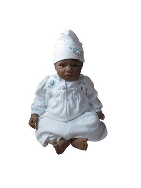 Lee Middleton Doll - 20" Vinyl Soft And Innocent African American Model 00152
